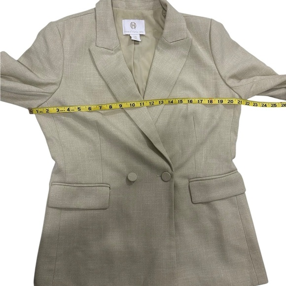 House of Harlow 1960 Double Breasted Light Green Blazer Size M Business Academia - Picture 3 of 8